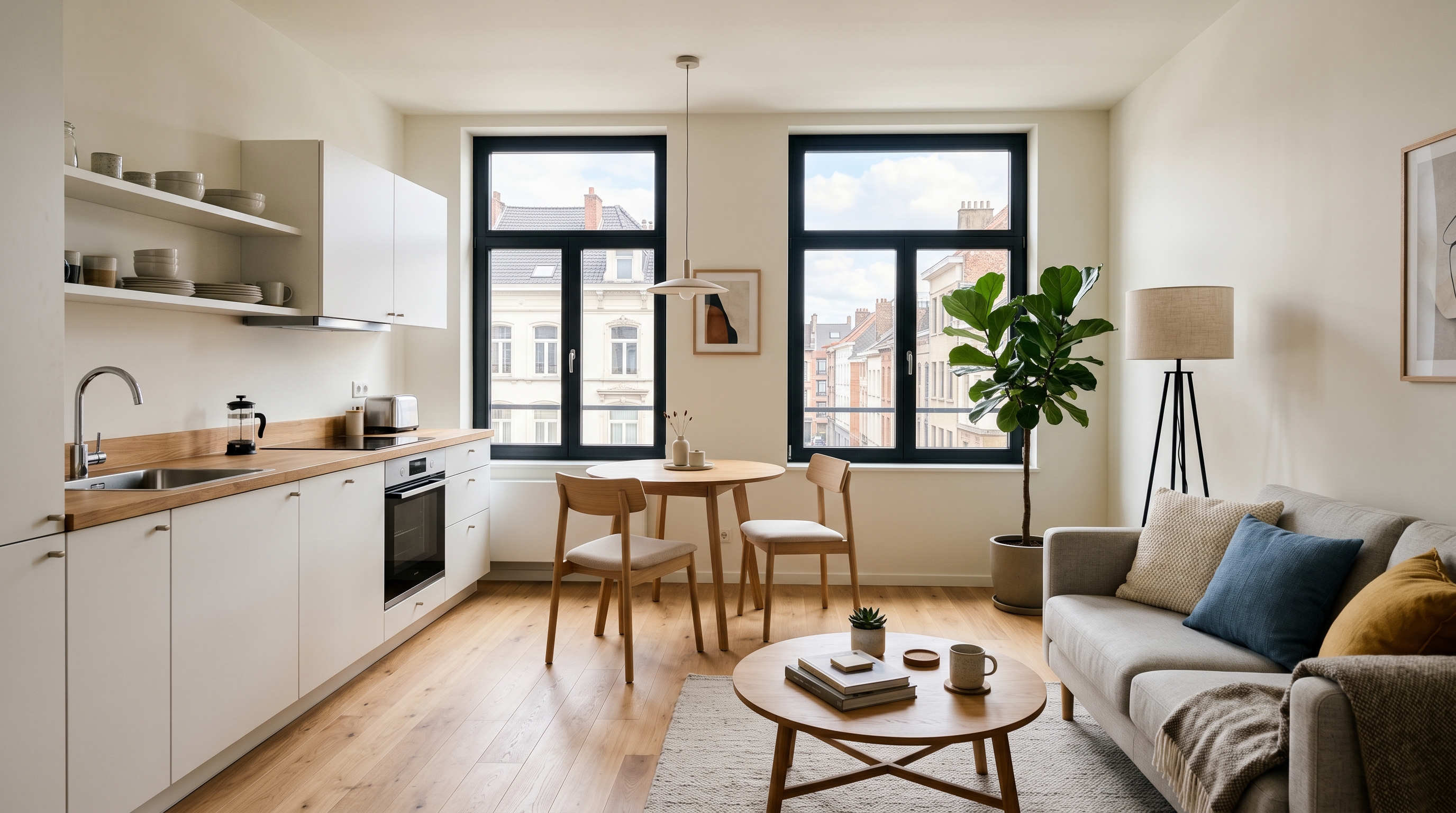 Modern monthly rental in Europe