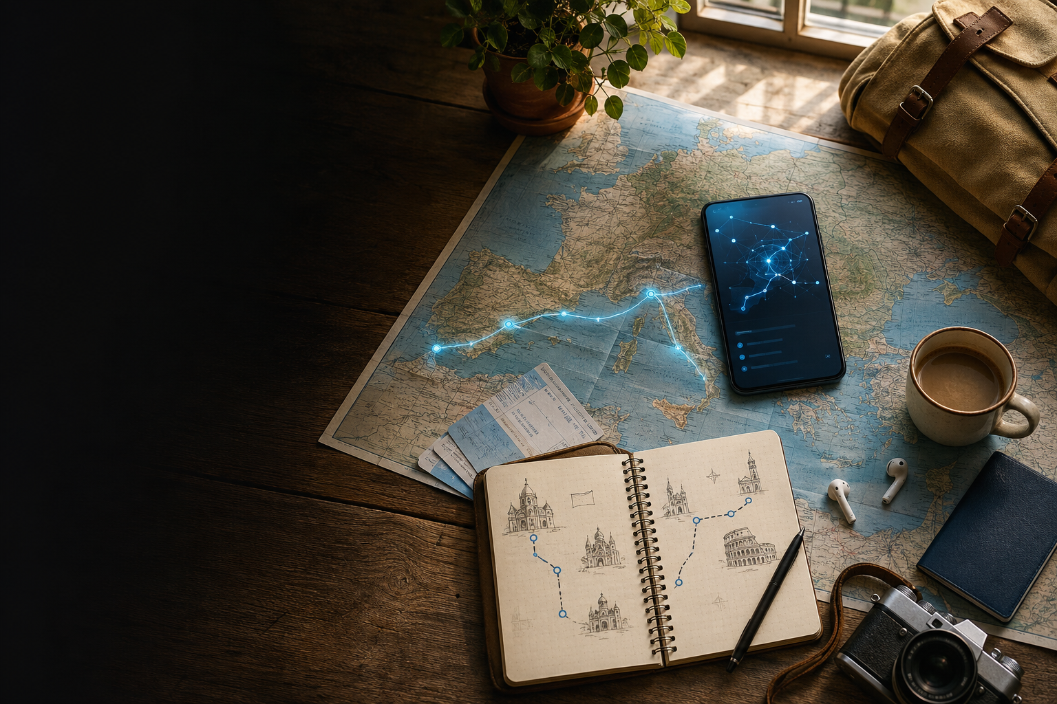 How to Plan a 10-Day Budget Europe Trip Itinerary (With AI)