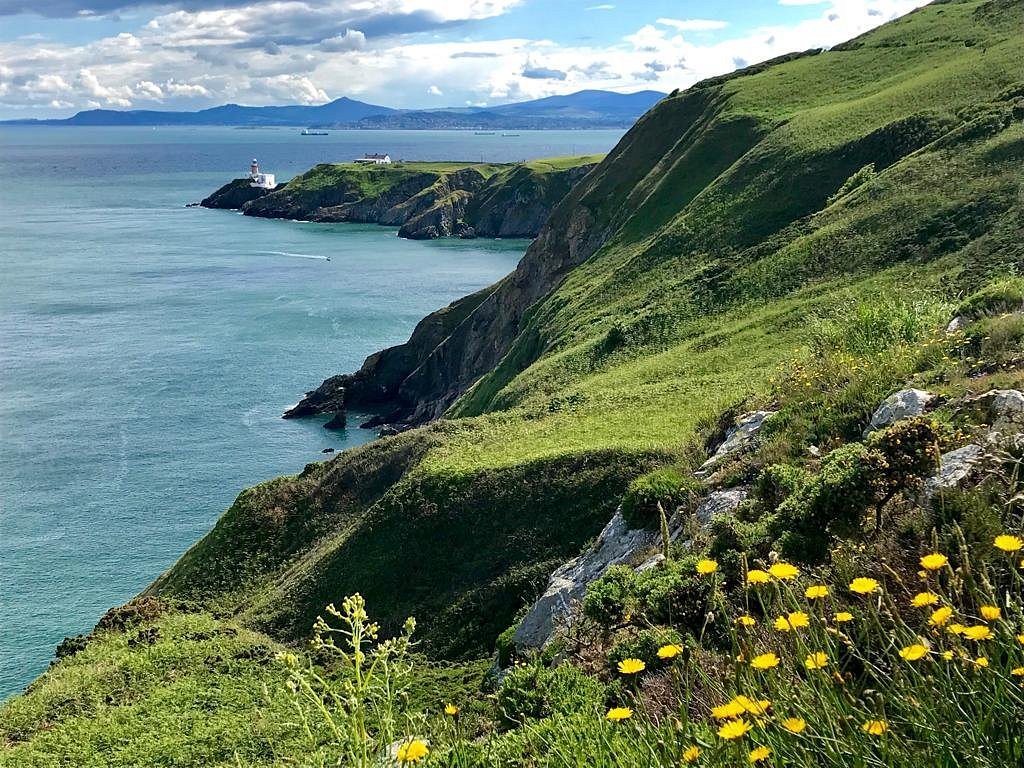 Howth Head cliff walk — dramatic Atlantic ocean views and Irish wildflowers along the coastal trail