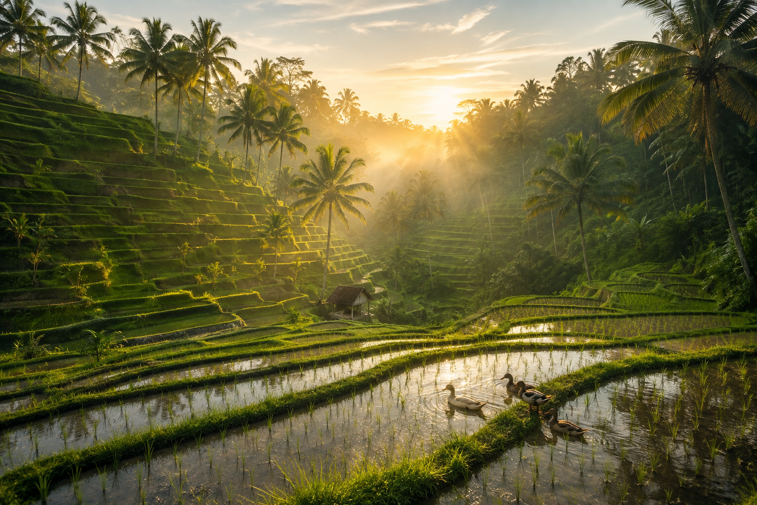 Tegalalang rice terraces Bali