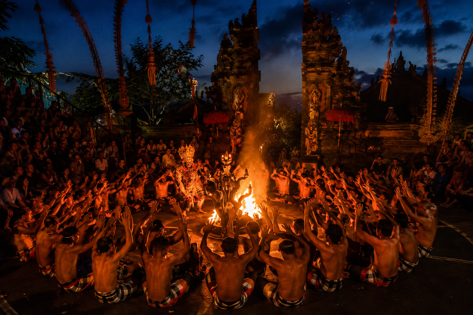Ubud Bali Kecak fire dance